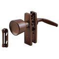 Prime-Line Tulip Knob Latch Set, Chocolate Brown Single Pack K 5170